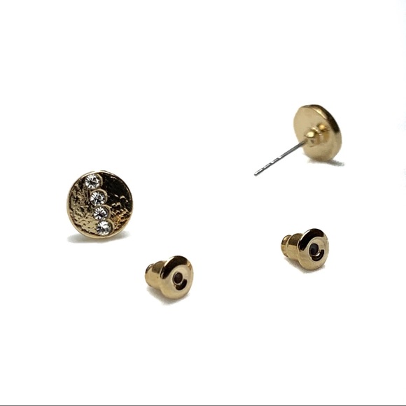 New without tags! Gold circle studs - Picture 4 of 4